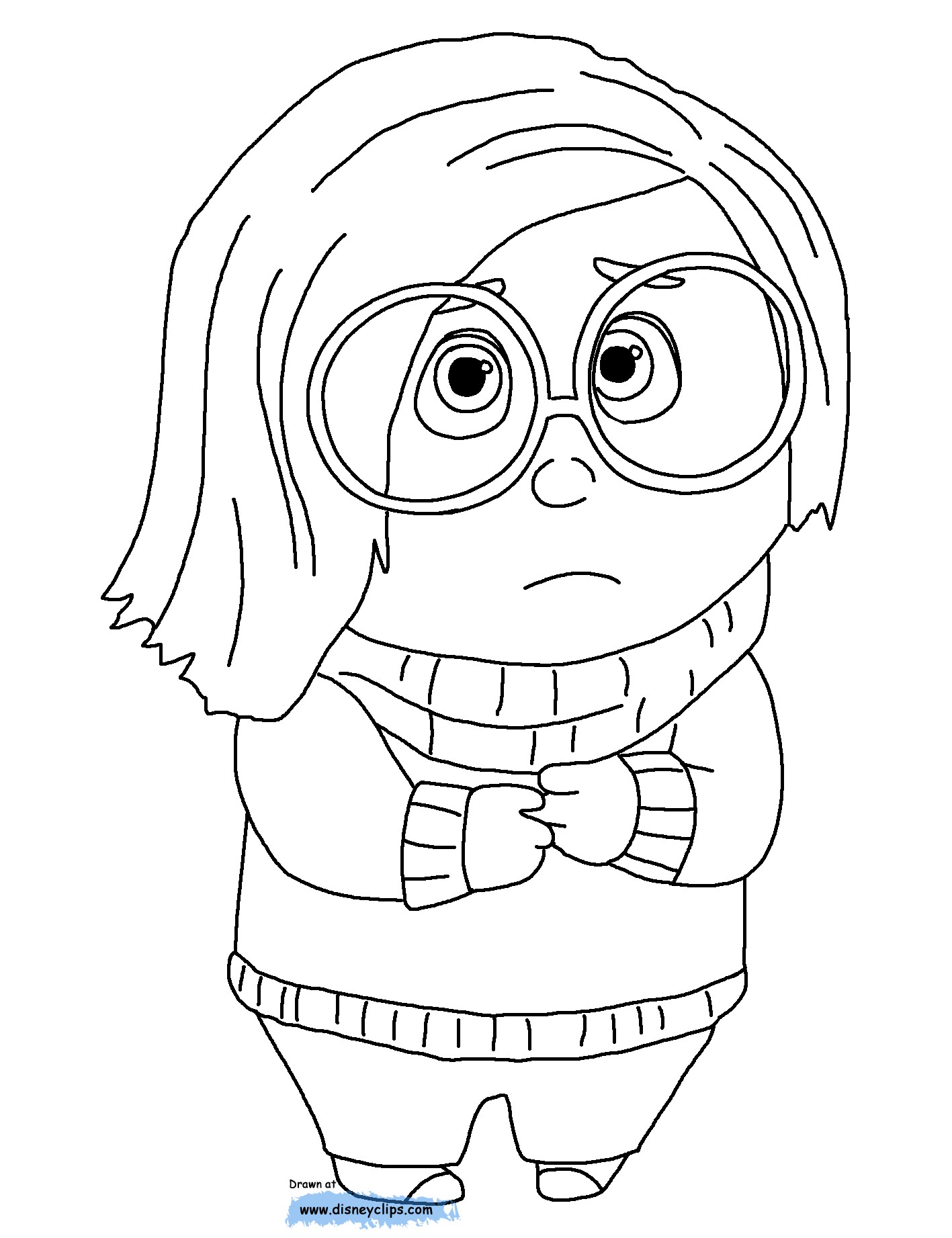 1417x1843 Inside Out Cast Coloring Pages Copy Disney Pixar Inside Out