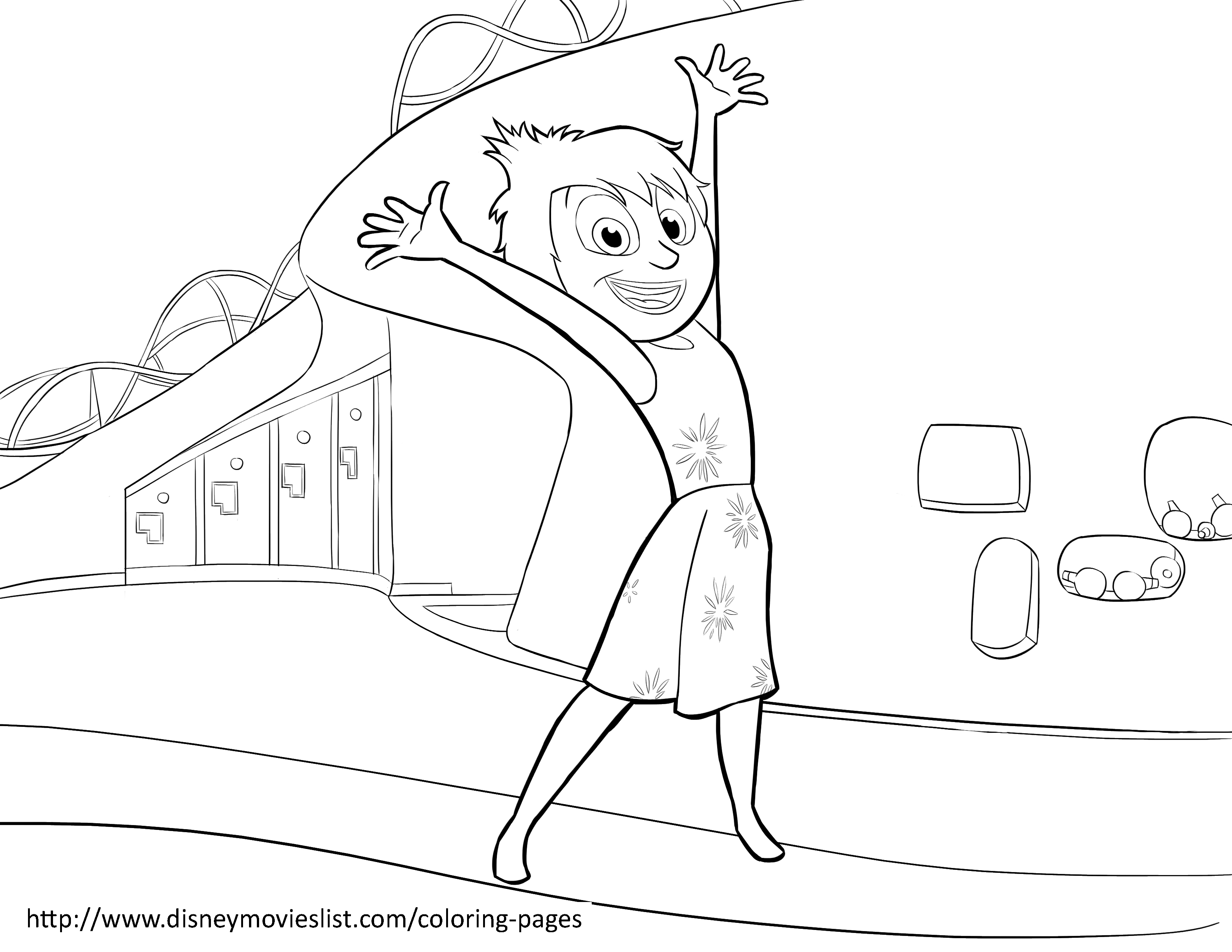 3300x2550 Inside Out Coloring Pages
