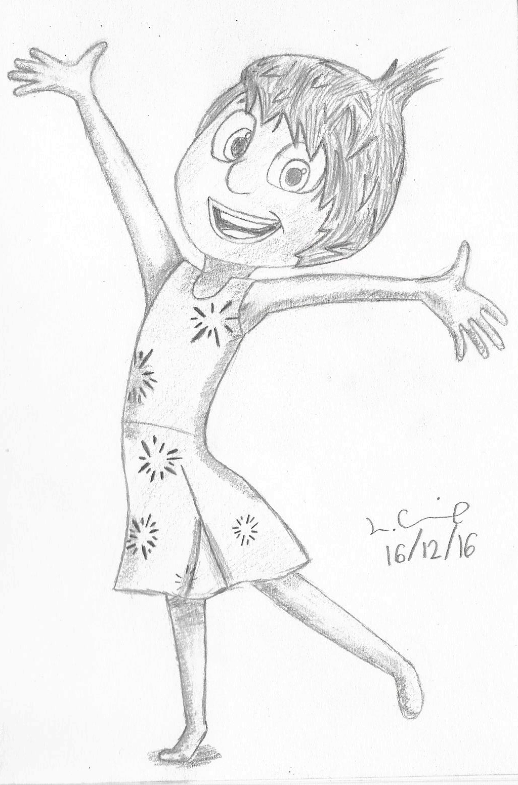 1024x1550 Inside Out Joy Sketch By Liamtheanimator