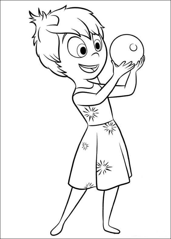 564x789 Doll Inside Out Joy Coloring Pages Anger Inside Out Coloring Pages