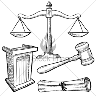 325x325 American Justice Vector Sketch Gl Stock Images