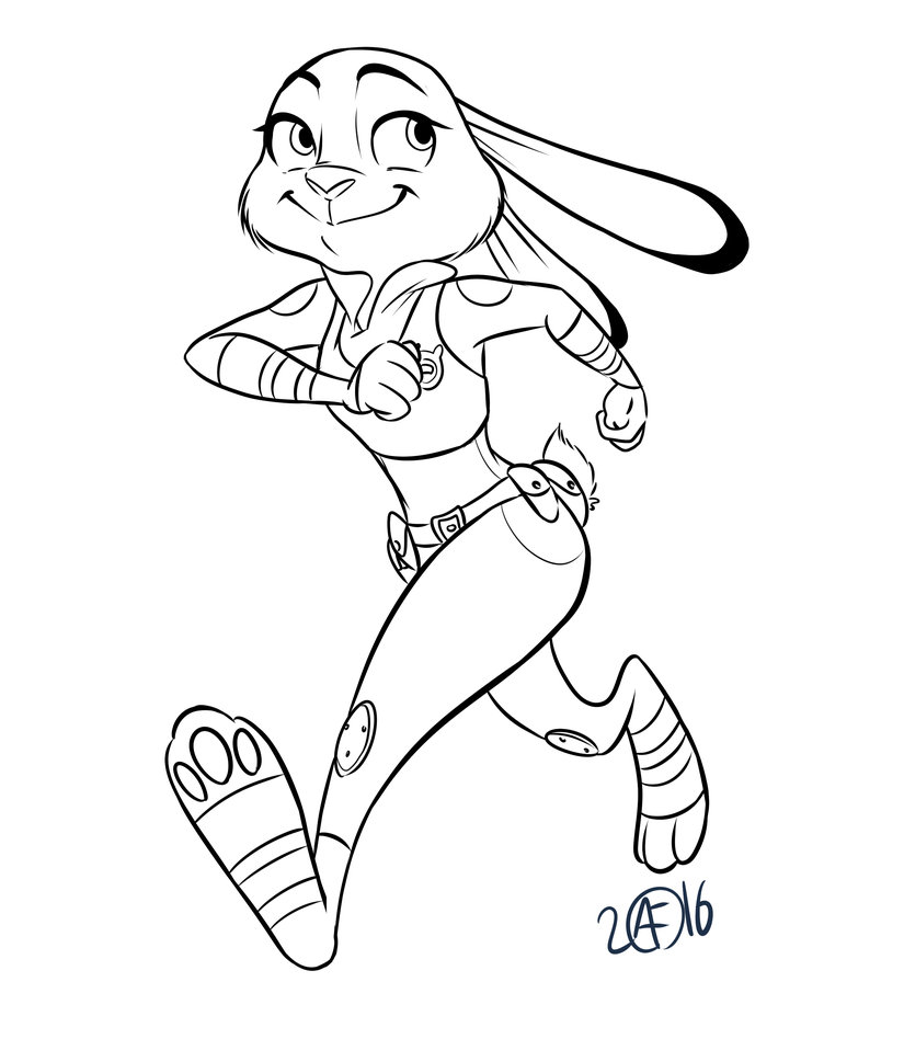 825x969 Judy Hopps By Sefirosu Chan