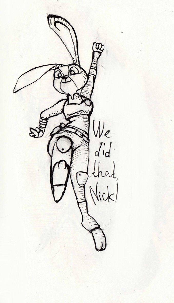 678x1179 Judy Hopps Sketch By Suslikd