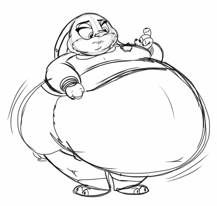 917x871 Fat Judy Hopps By Kylestudios