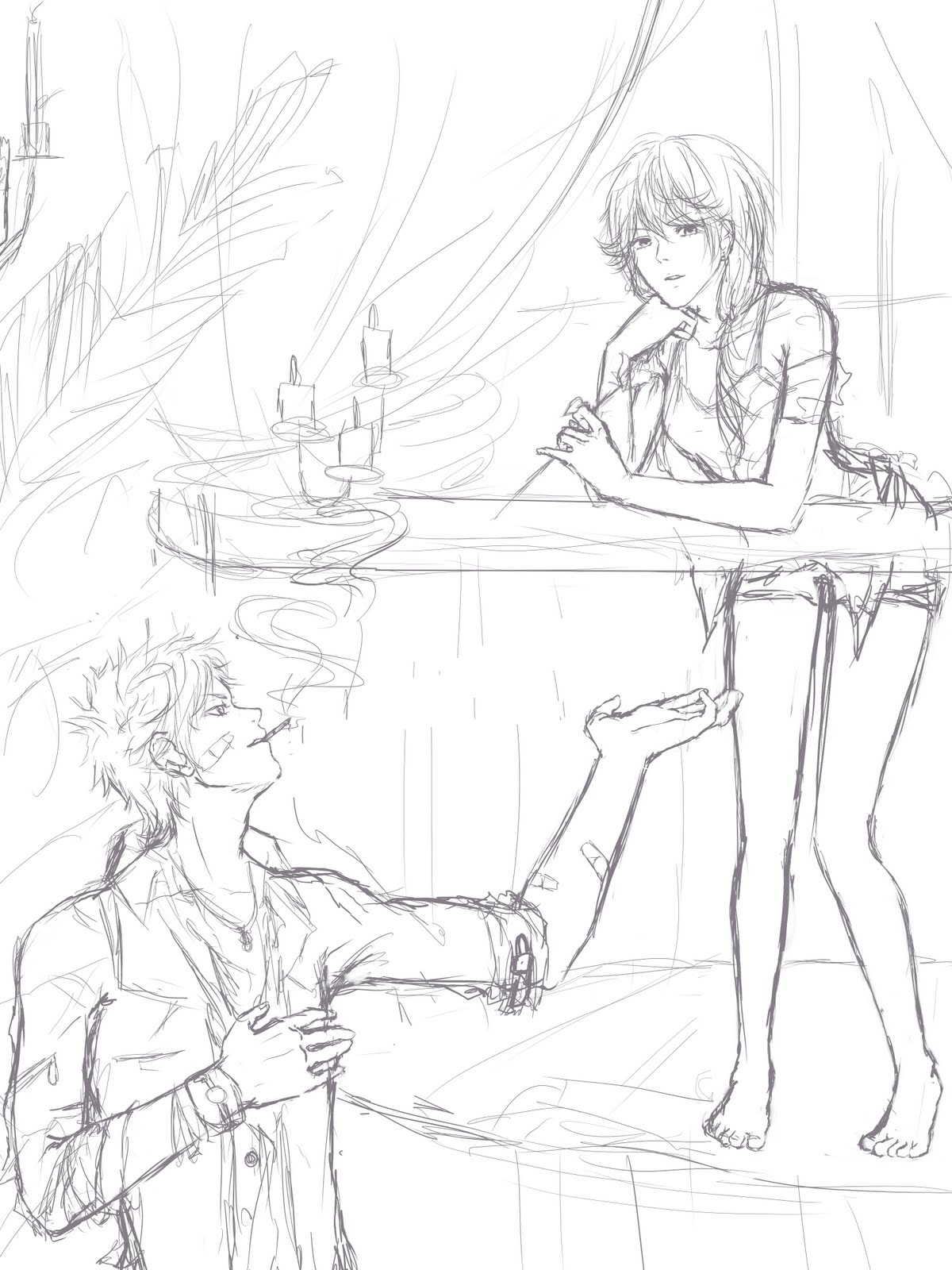 1200x1600 Stickyleaf's Sketch Blog Modern Romeo And Juliet