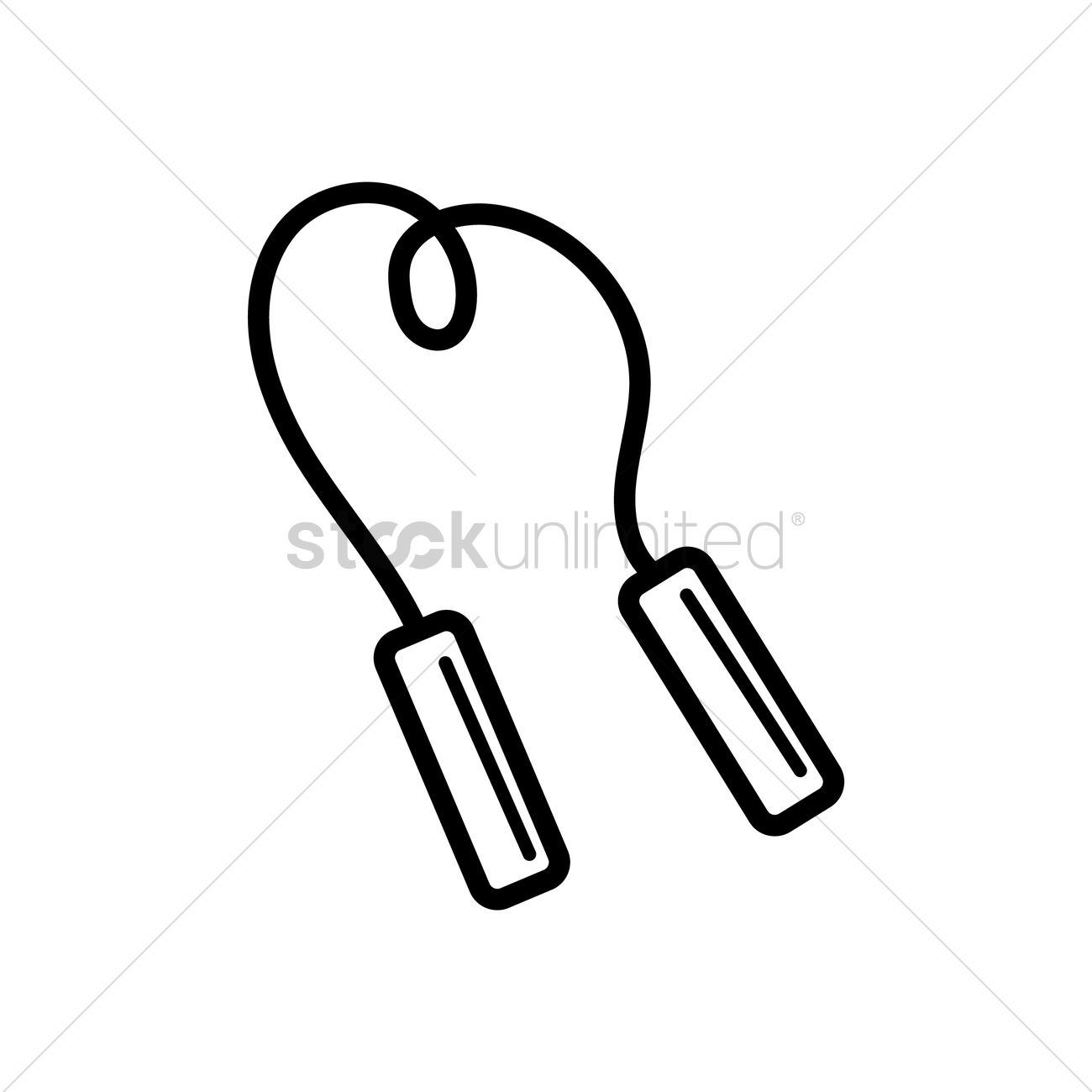 1300x1300 Skipping Rope Vector Image