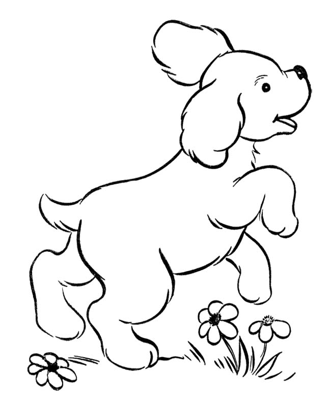 650x796 Cute Puppies Jumping Coloring Page Coloring Pages