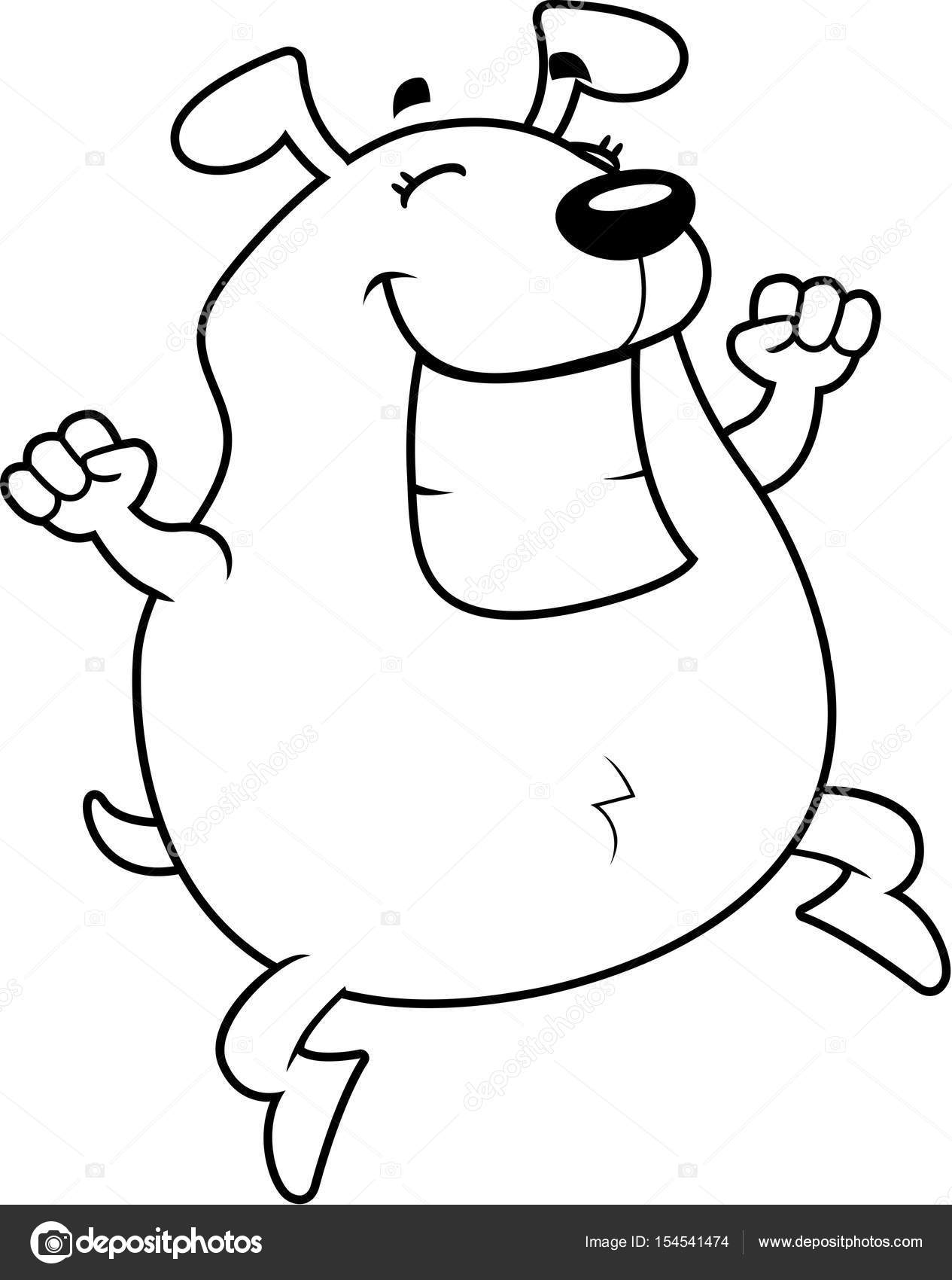 1265x1700 Cartoon Dog Jumping Stock Vector Cthoman