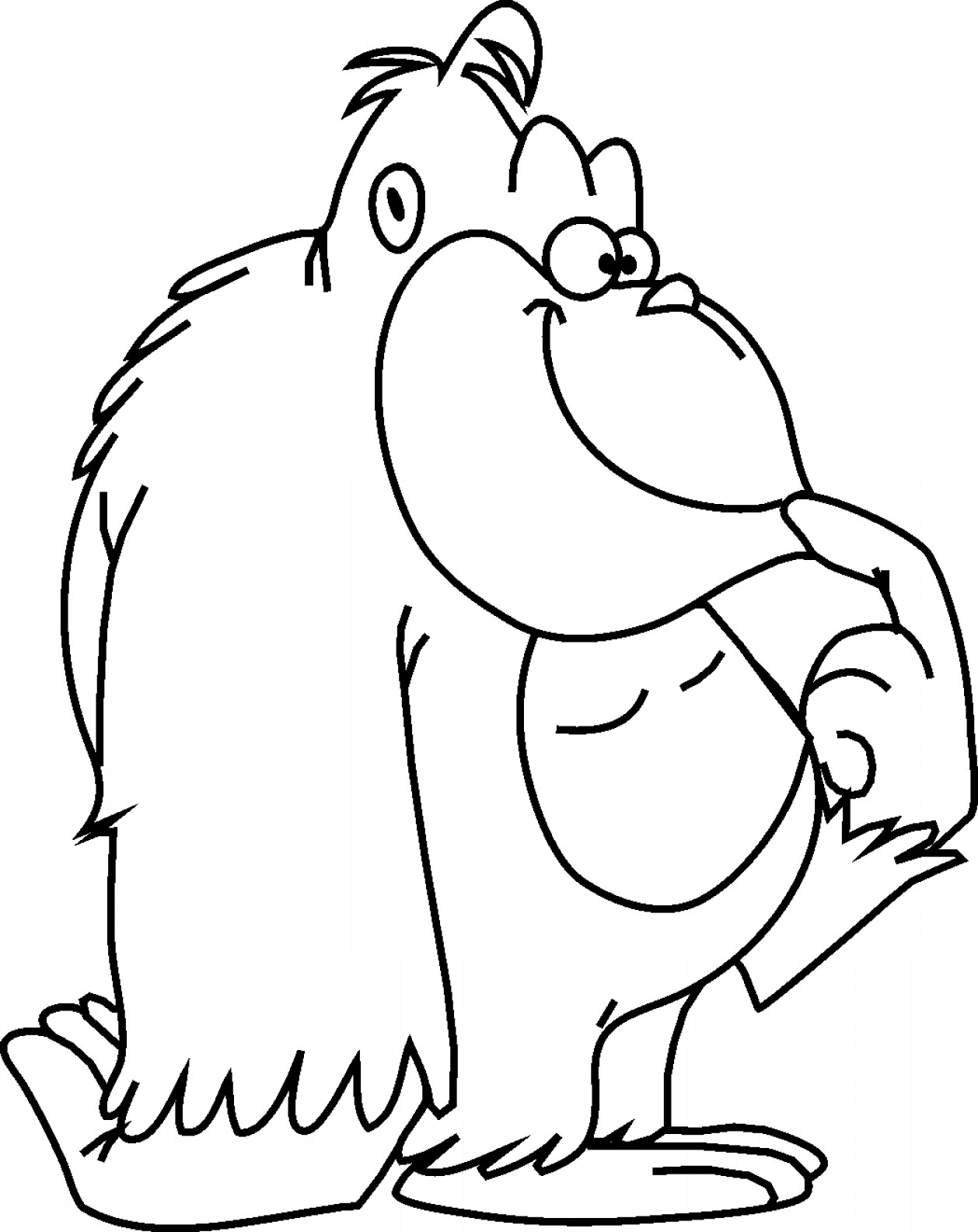 1258x1584 How To Draw Cartoon Lions Jungle Animals Step Clip Art Library