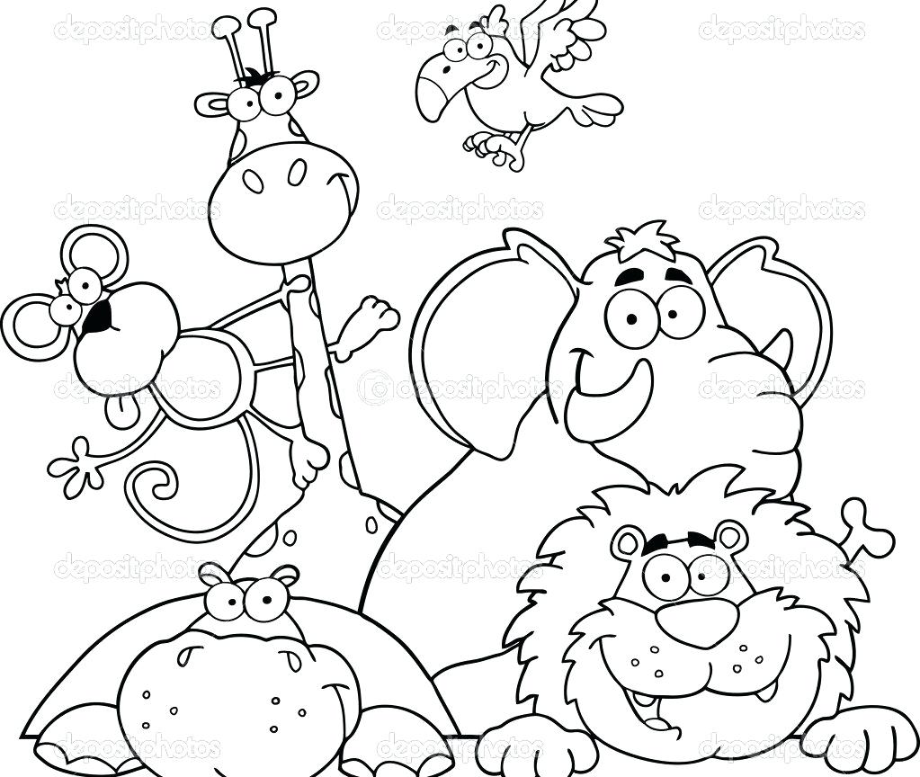 1023x864 Printable Rainforest Plants And Animals Printable Jungle Animal