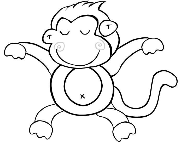 693x543 Baby Jungle Animals Coloring Pages