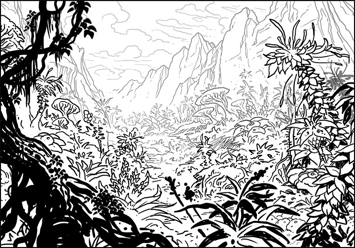 Jungle Drawing