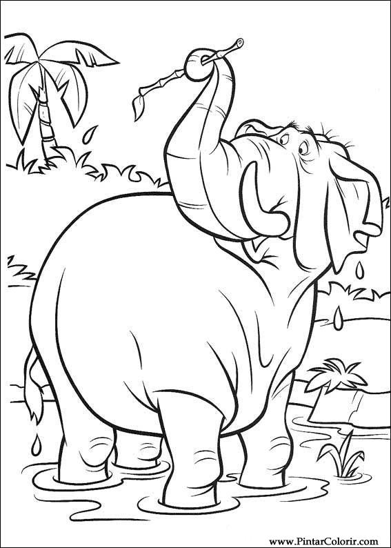567x794 Drawings To Paint Amp Colour The Jungle Book 2