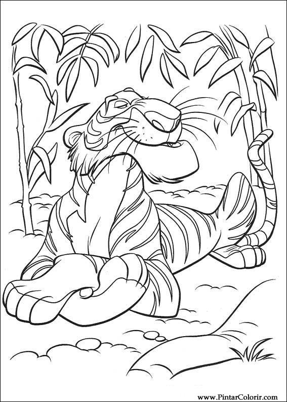 567x794 Drawings To Paint Amp Colour The Jungle Book