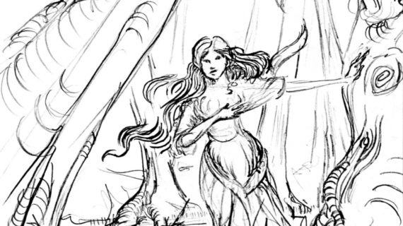 570x320 Pencil Sketch Drawing For Kids Jungle Animals Pencil Drawings