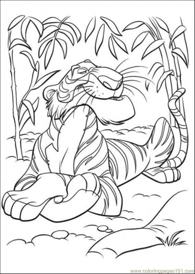 650x912 Jungle Scene Coloring Pages 424980