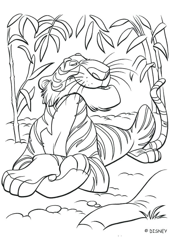 607x850 Jungle Coloring Book As Well As Jungle Book Pictures To Print