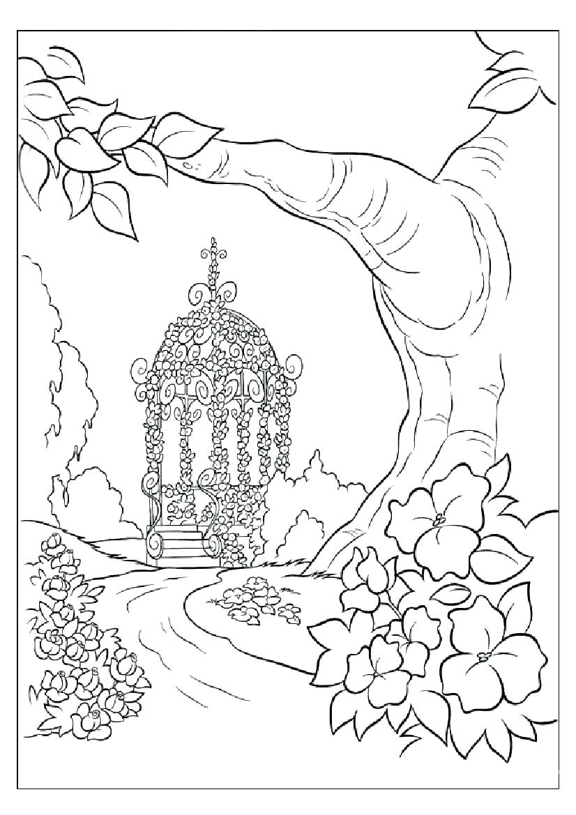 826x1169 Coloring Jungle Scene Coloring Pages