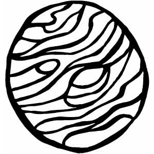 300x300 Jupiter Coloring Page