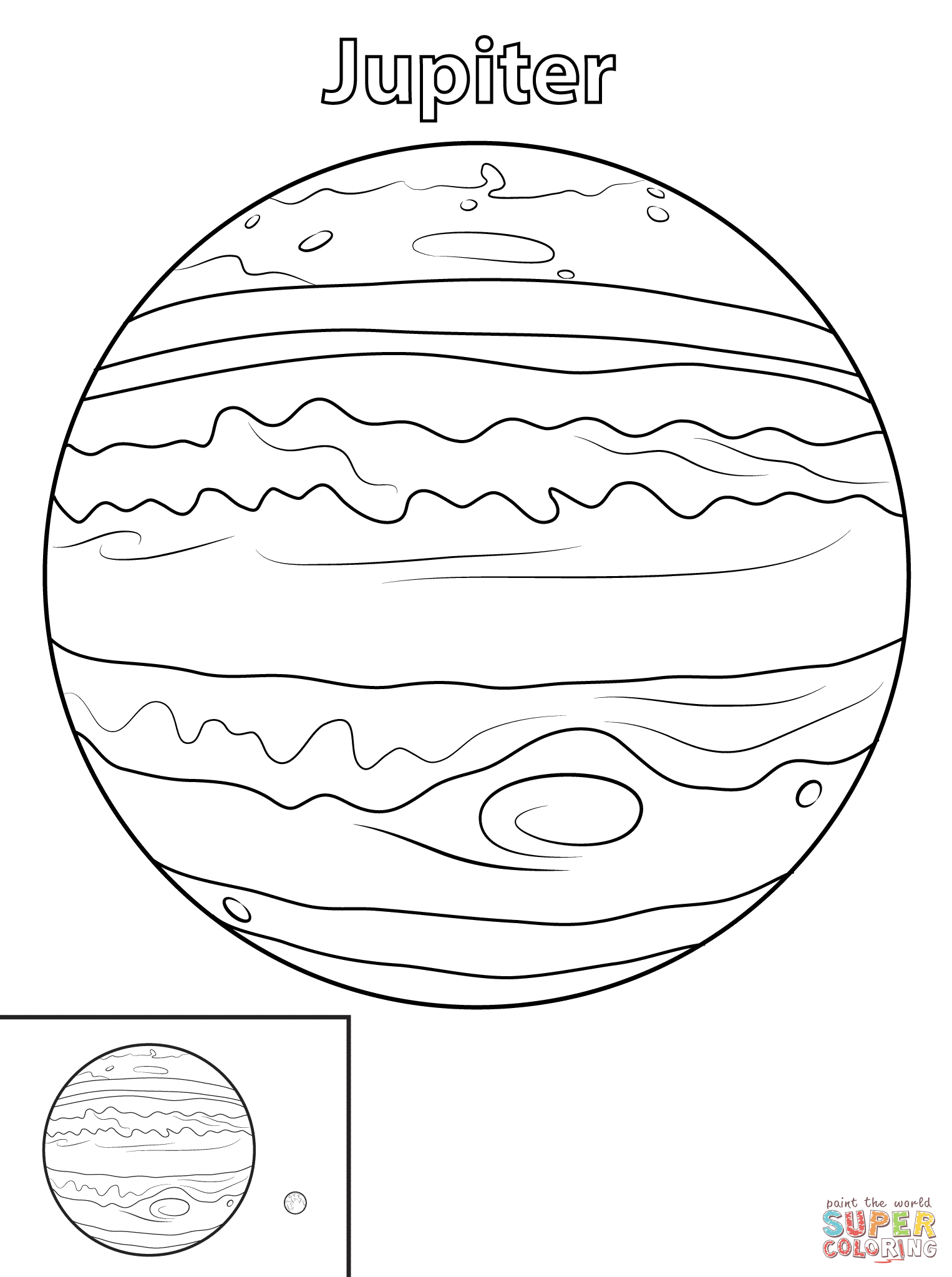 1526x2046 Jupiter Planet Coloring Page Free Printable Coloring Pages