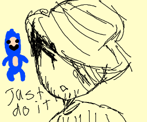 300x250 Just Do It Meme And Sanic's Child (Drawing By Vixrene)