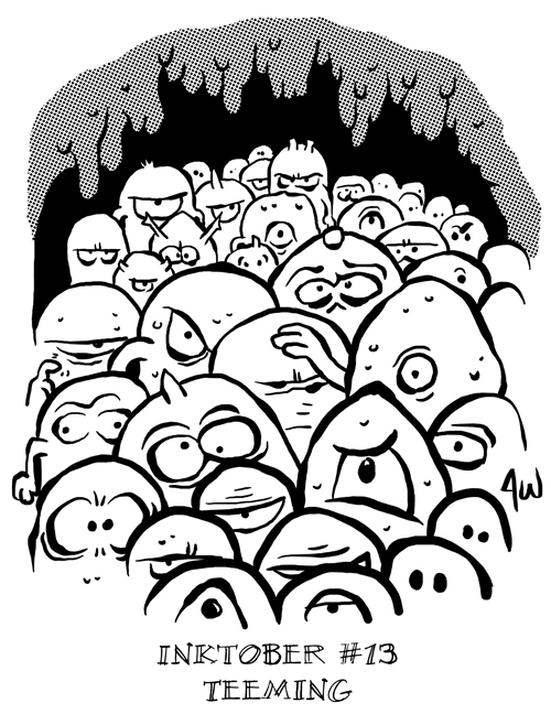 500x648 Doomslakers! Inktober Drawings Drop