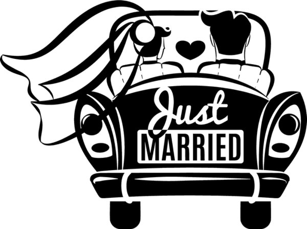  Just  Married  Car Drawing  at GetDrawings com Free for 