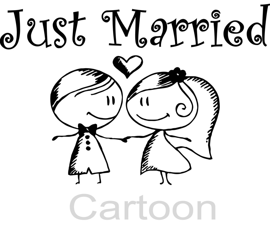 Just Married Car Drawing at GetDrawings | Free download