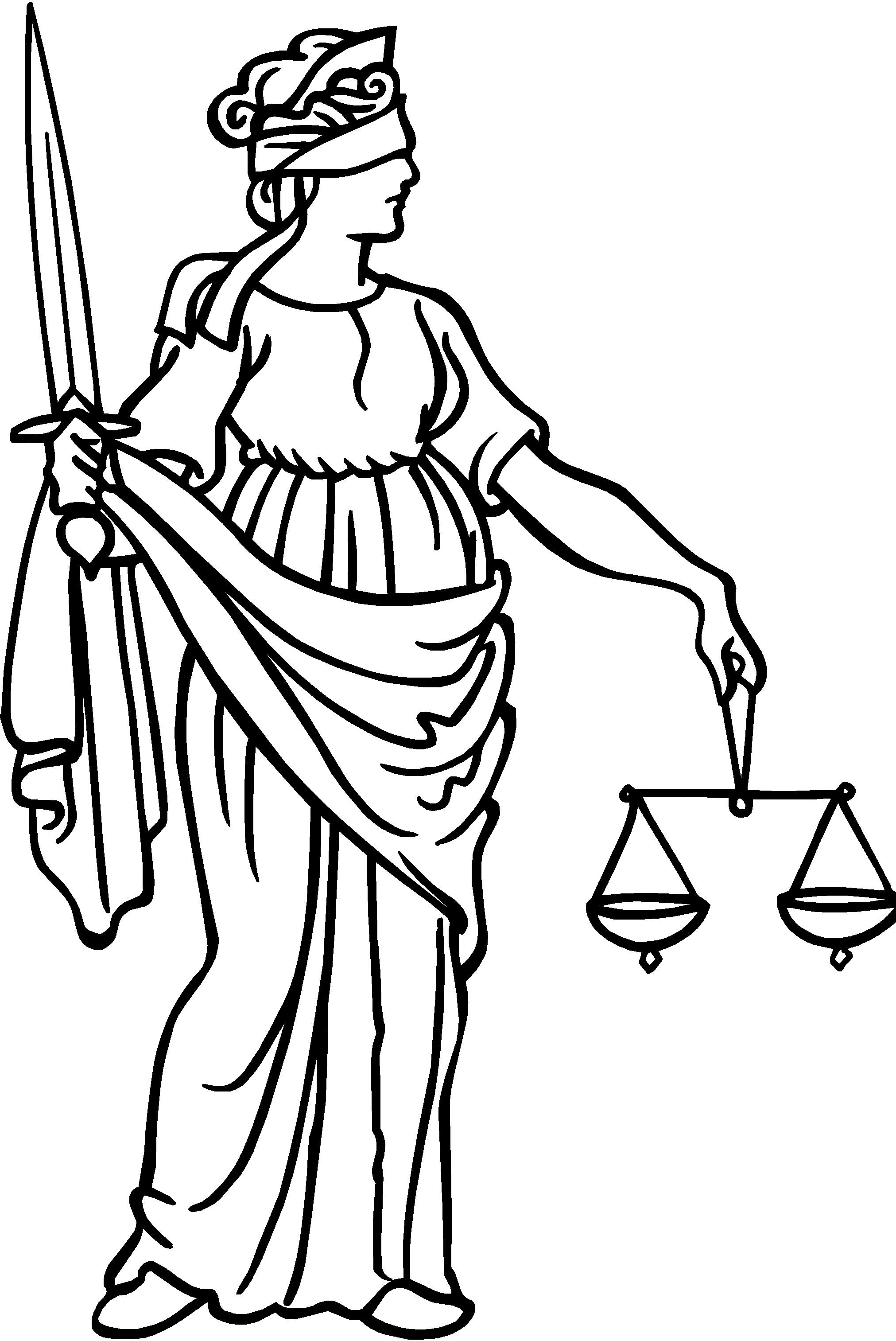 2023x3026 Lady Justice Clipart