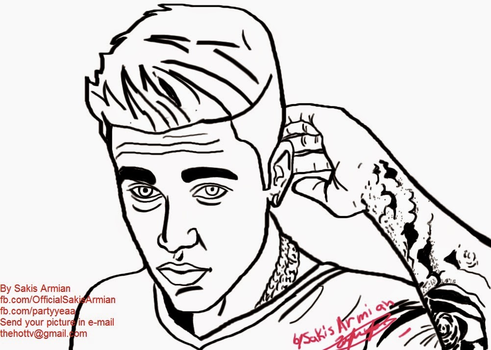 1002x716 Sakis Armian Official Blog Justin Bieber Digital Painting By