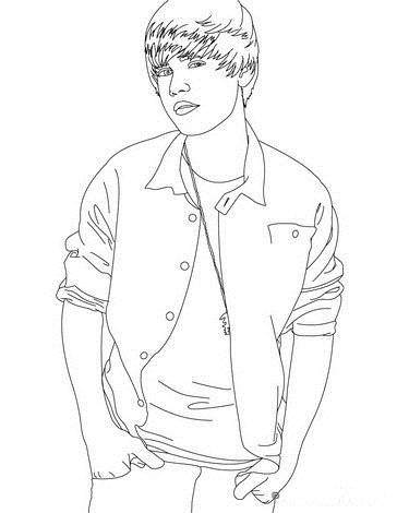 364x470 Printable Coloring Pages Of Justin Bieber For Free