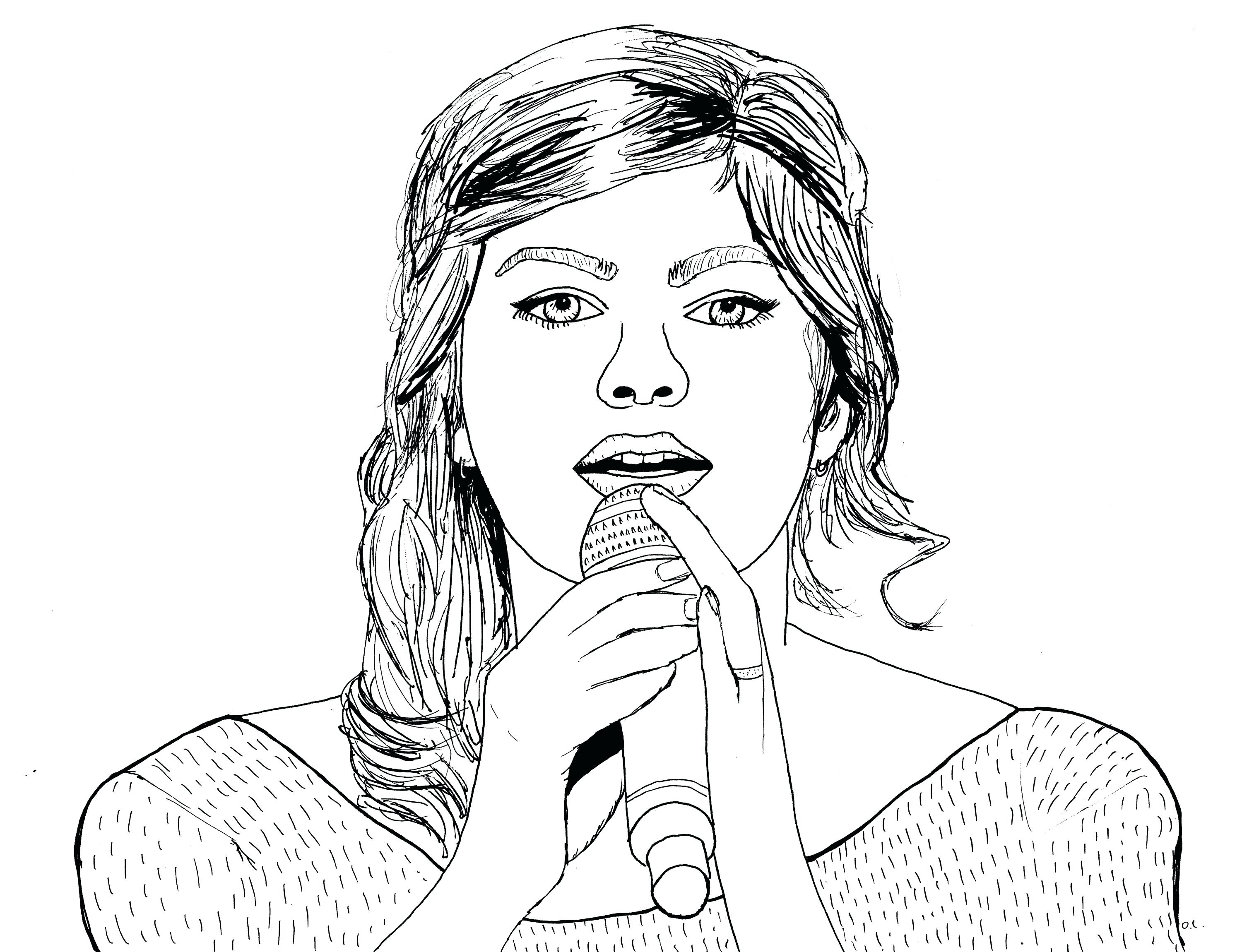 3000x2300 Justin Bieber Celebrities Printable Coloring Page And Selena Gomez