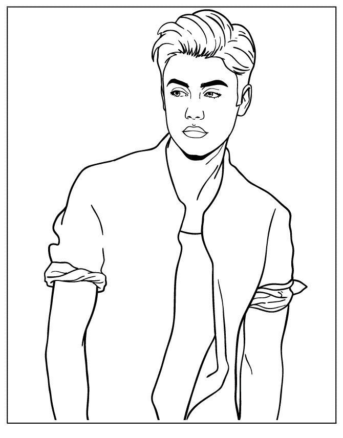 Justin Bieber Drawing at GetDrawings | Free download