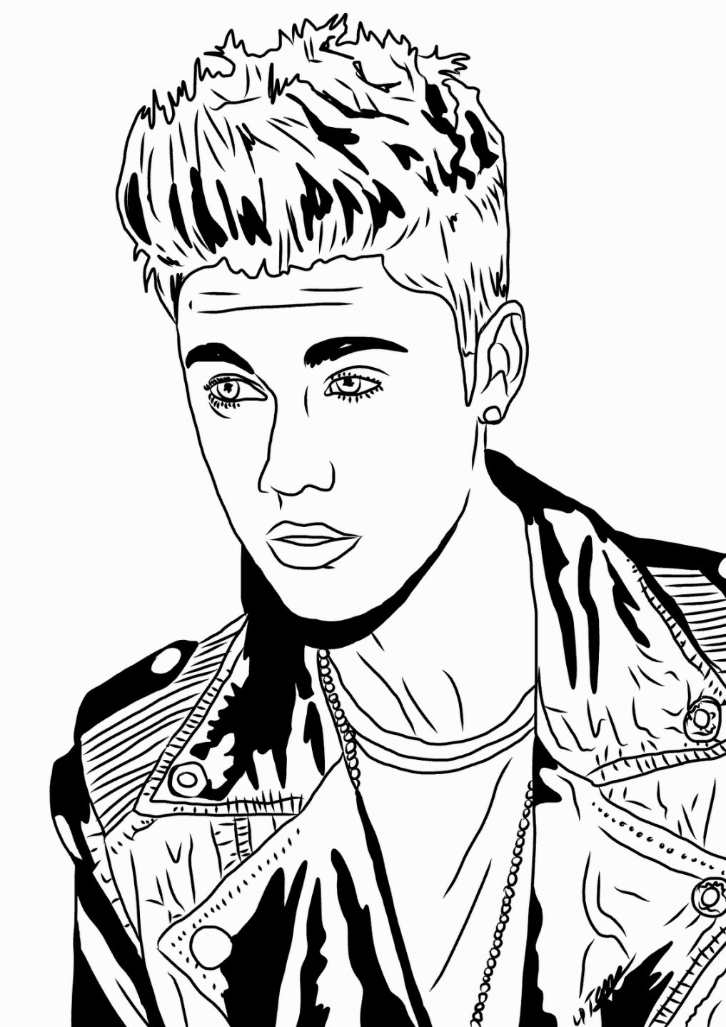 1017x1438 Coloring Sheets Justin Bieber Coloring Pages