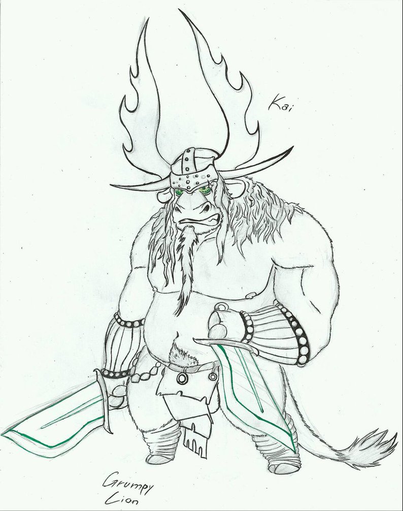 794x1006 Wip Kai By Grumpy Lion