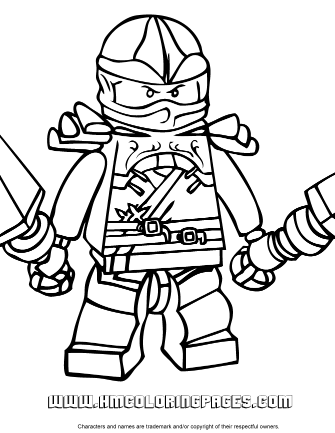 670x867 Ninjago Kai Coloring Pages Coloring Page For Kids