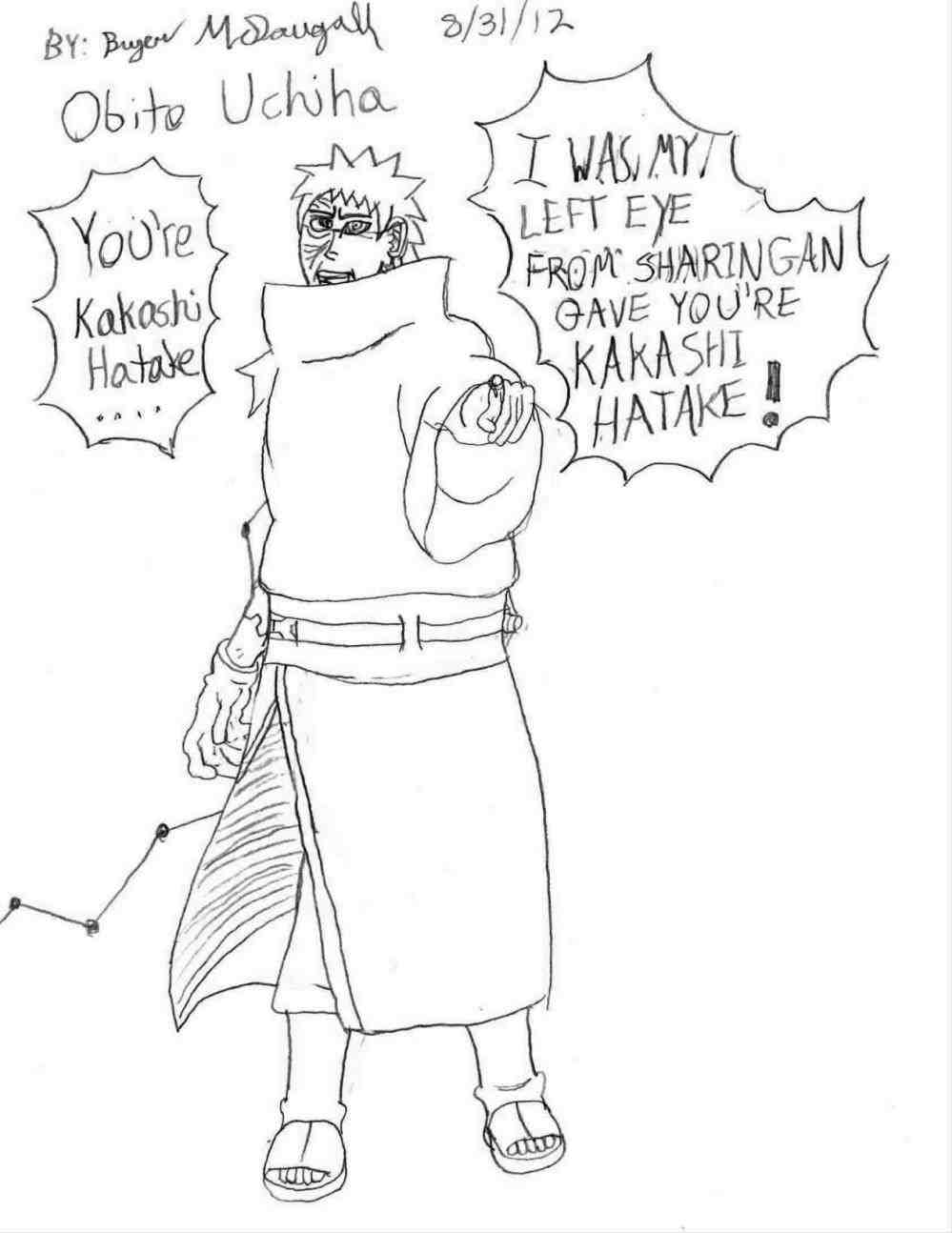 999x1294 Drawings Nocturnal Kakashi Hatake With My New Style By