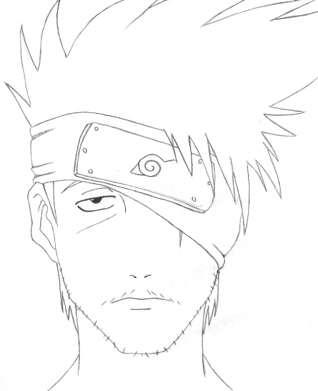 450x553 Kakashi Without His Mask By Tootaa18