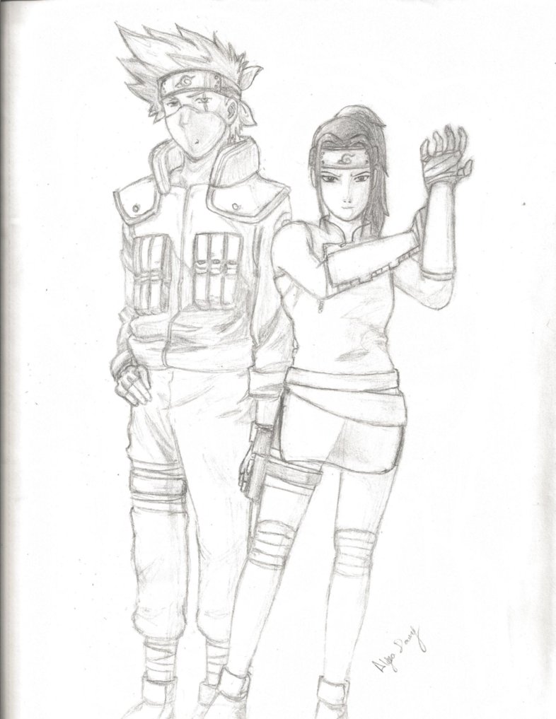786x1017 Kakashi Hatake And Ayame Uchiha ( By Ljdowney