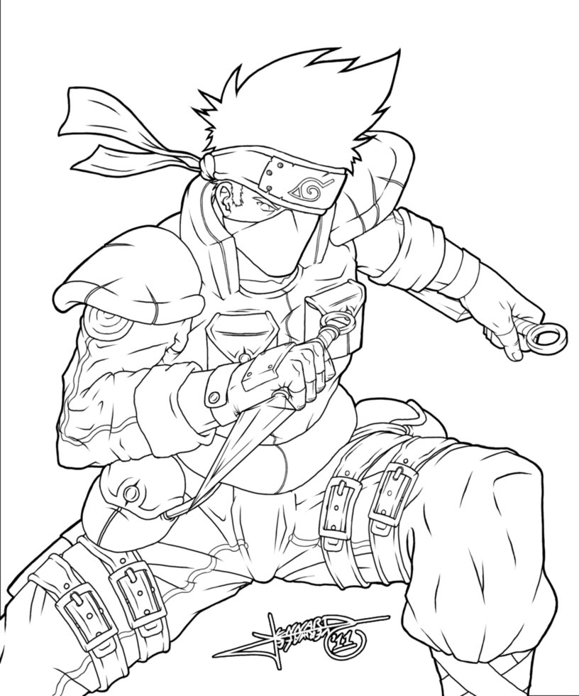816x980 Kakashi Hatake By Lennardo