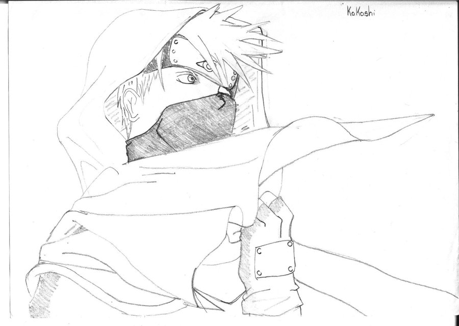 900x640 Kakashi Hatake Sketch By Saixpuppy222