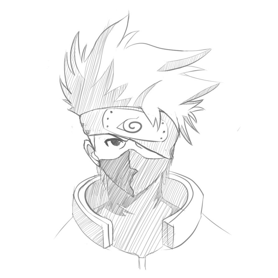 Kakashi Hatake Drawing at GetDrawings | Free download