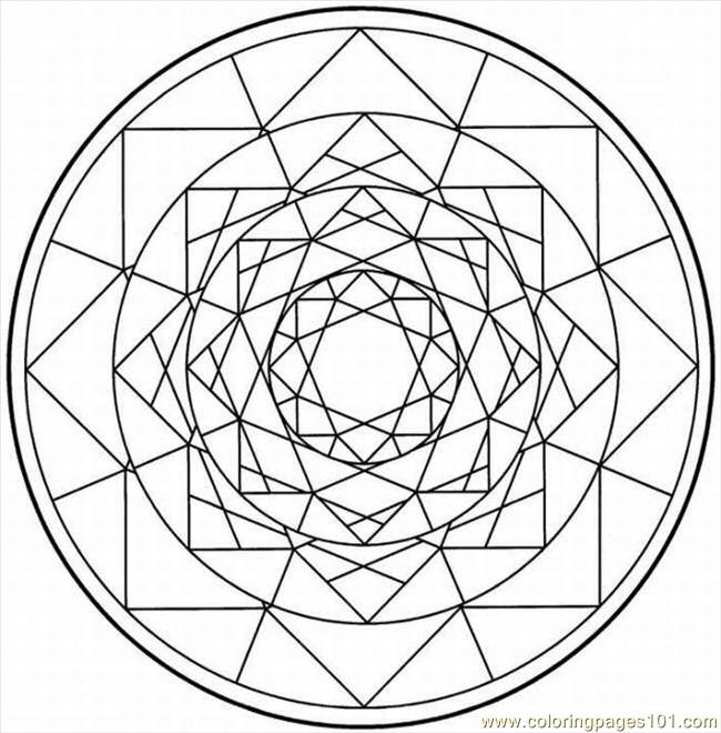 650x660 Kaleidoscope 1 Lrg Coloring Page