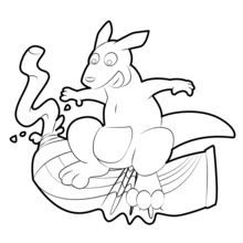 220x220 Kangaroo Coloring Pages, Drawing For Kids, Videos For Kids, Free