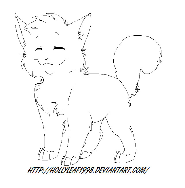 643x654 Kit Line Art By Nonsensicallogic