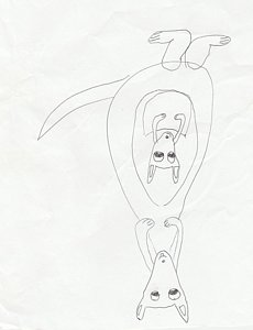 230x300 Kangaroos Drawings