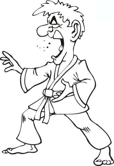 392x570 Kids N 10 Coloring Pages Of Karate