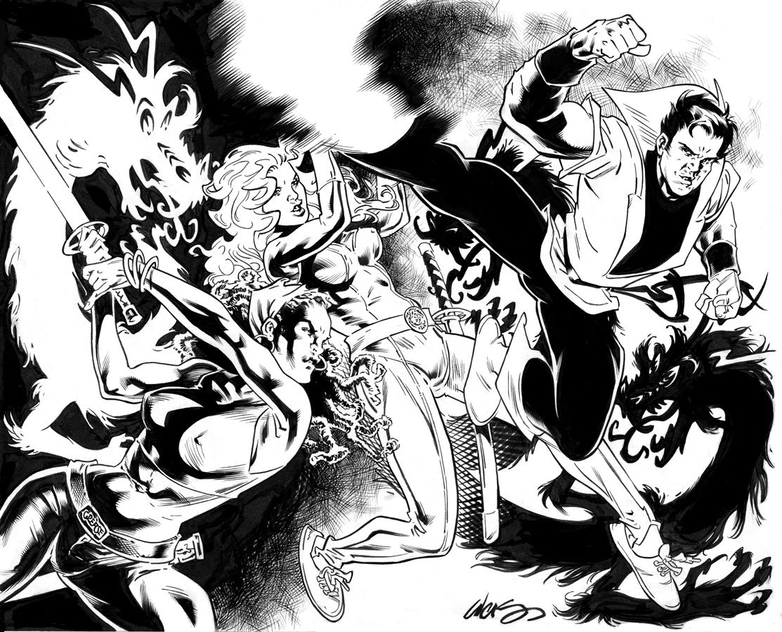 1113x900 Karate Kid Vs The Daughters Of The Dragon By John Lucas Karate