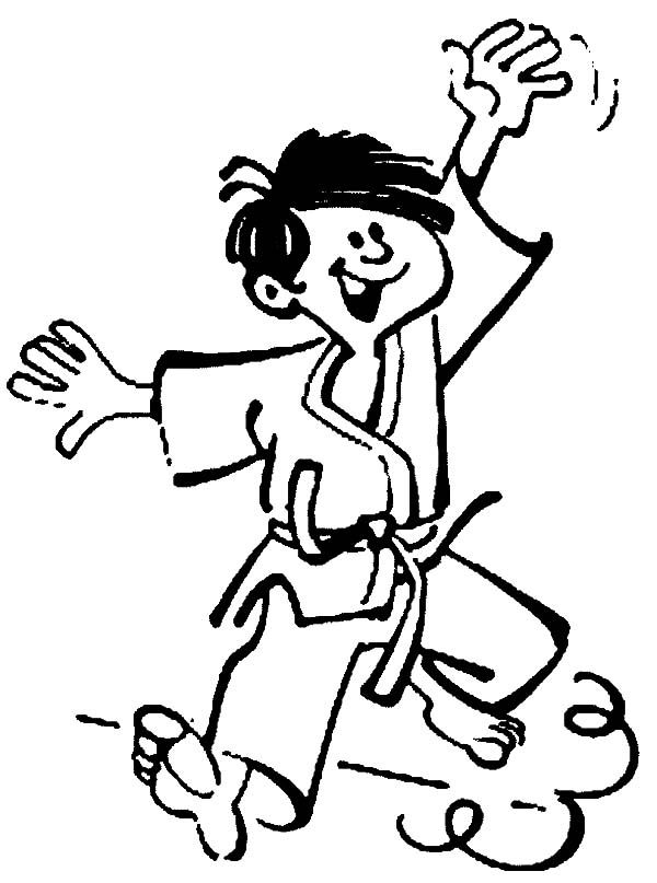 600x807 Karate Kid Coloring Pages Batch Coloring