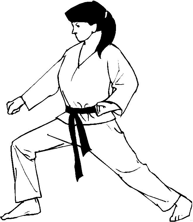659x759 Kids N 10 Coloring Pages Of Karate
